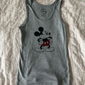 Disney Gray Mickey Mouse Tank Top